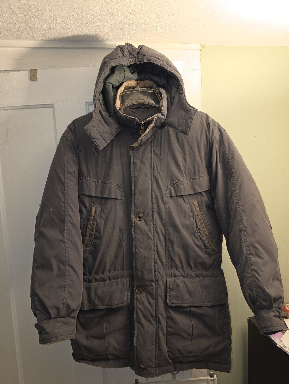 Members Only Quilted Down Jacket Size Small